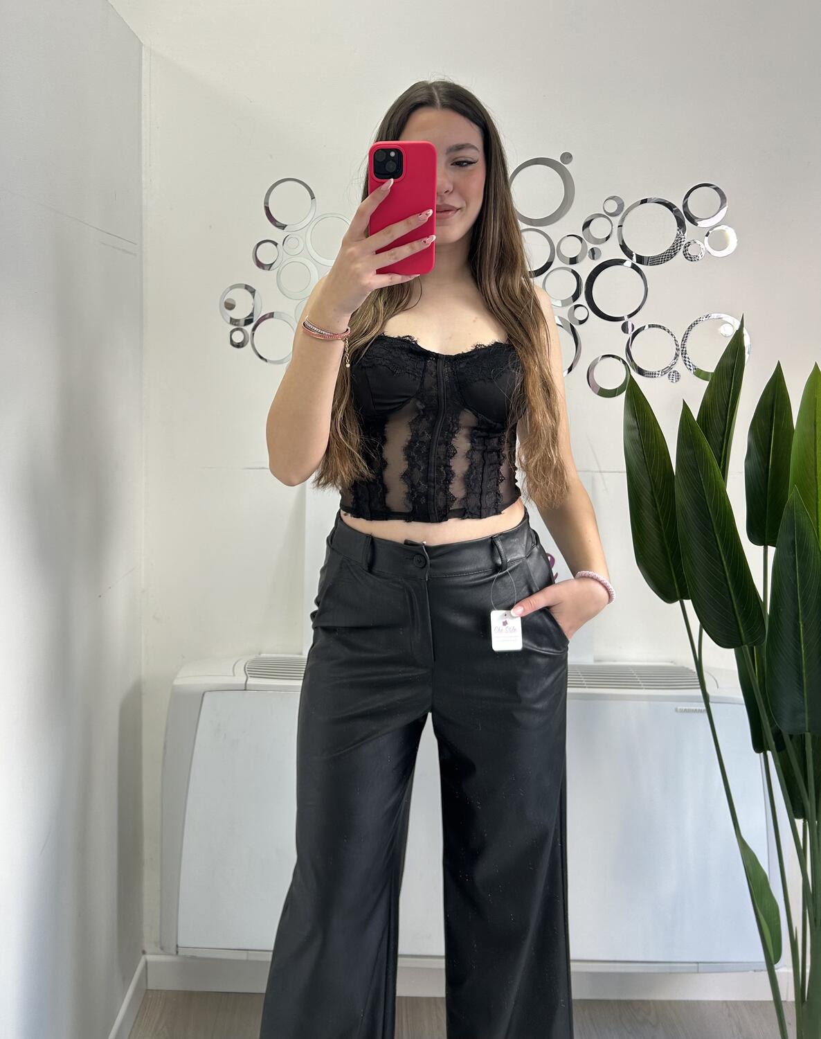 NOVITÀ Panta palazzo in eco pelle