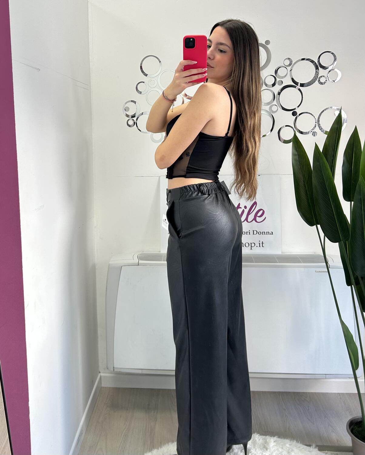 NOVITÀ Panta palazzo in eco pelle