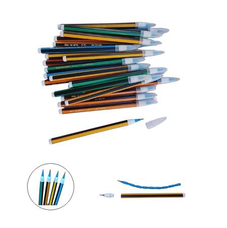 Set 8 Matite Minamì Vintage Anni '70 – Ricaricabili a Cartucce – Assortimento Completo (2 per Tipo) – NOS