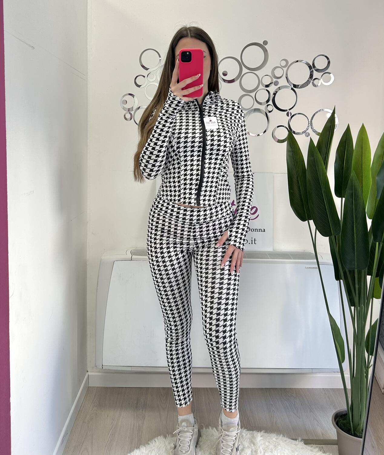 NOVITÀ Completo skinny pied de poule