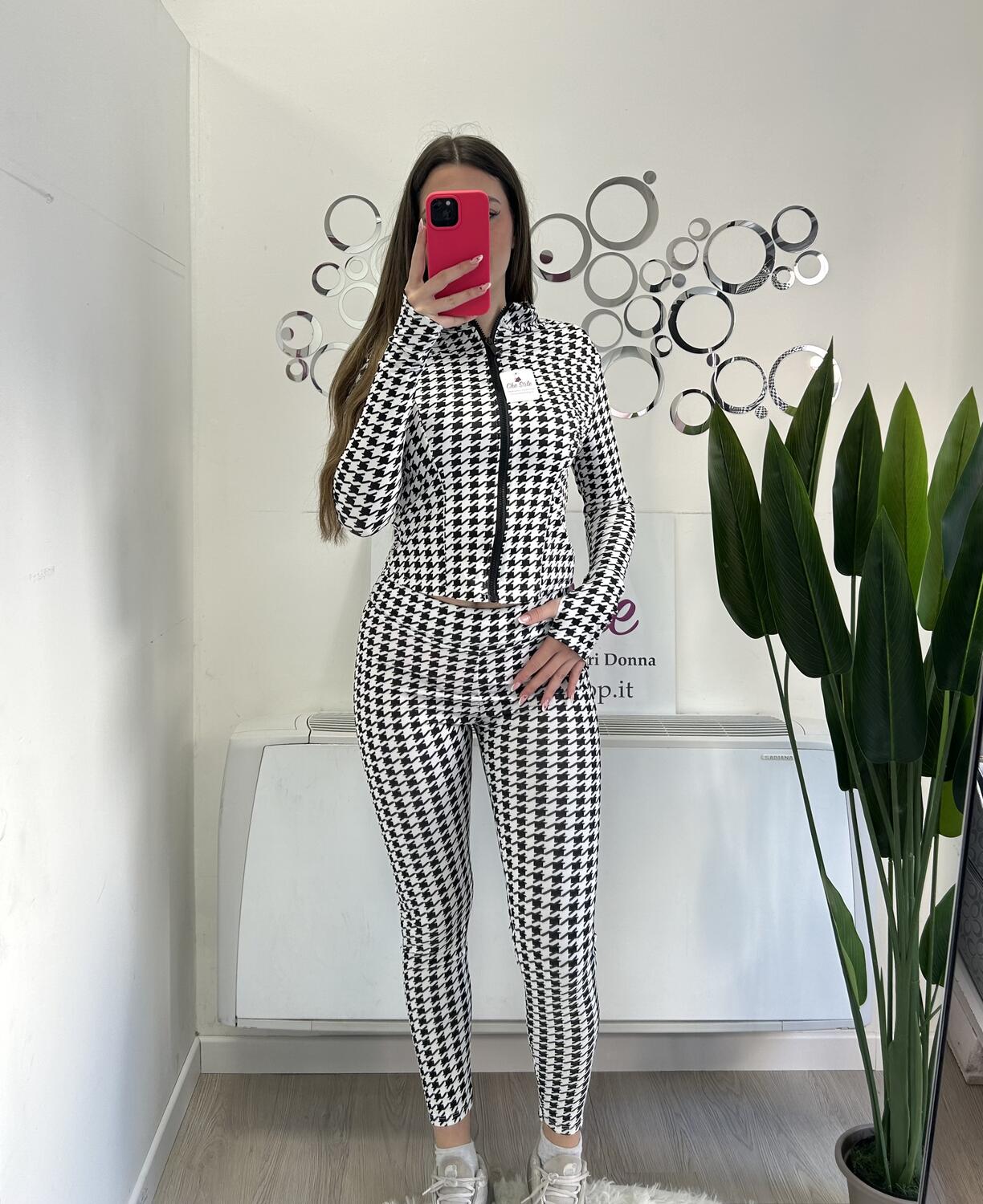 NOVITÀ Completo skinny pied de poule