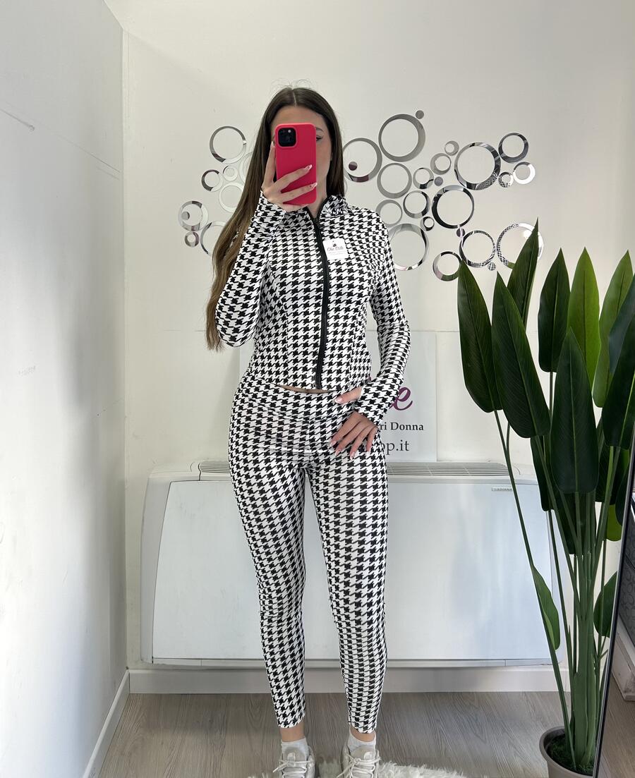 NOVITÀ Completo skinny pied de poule