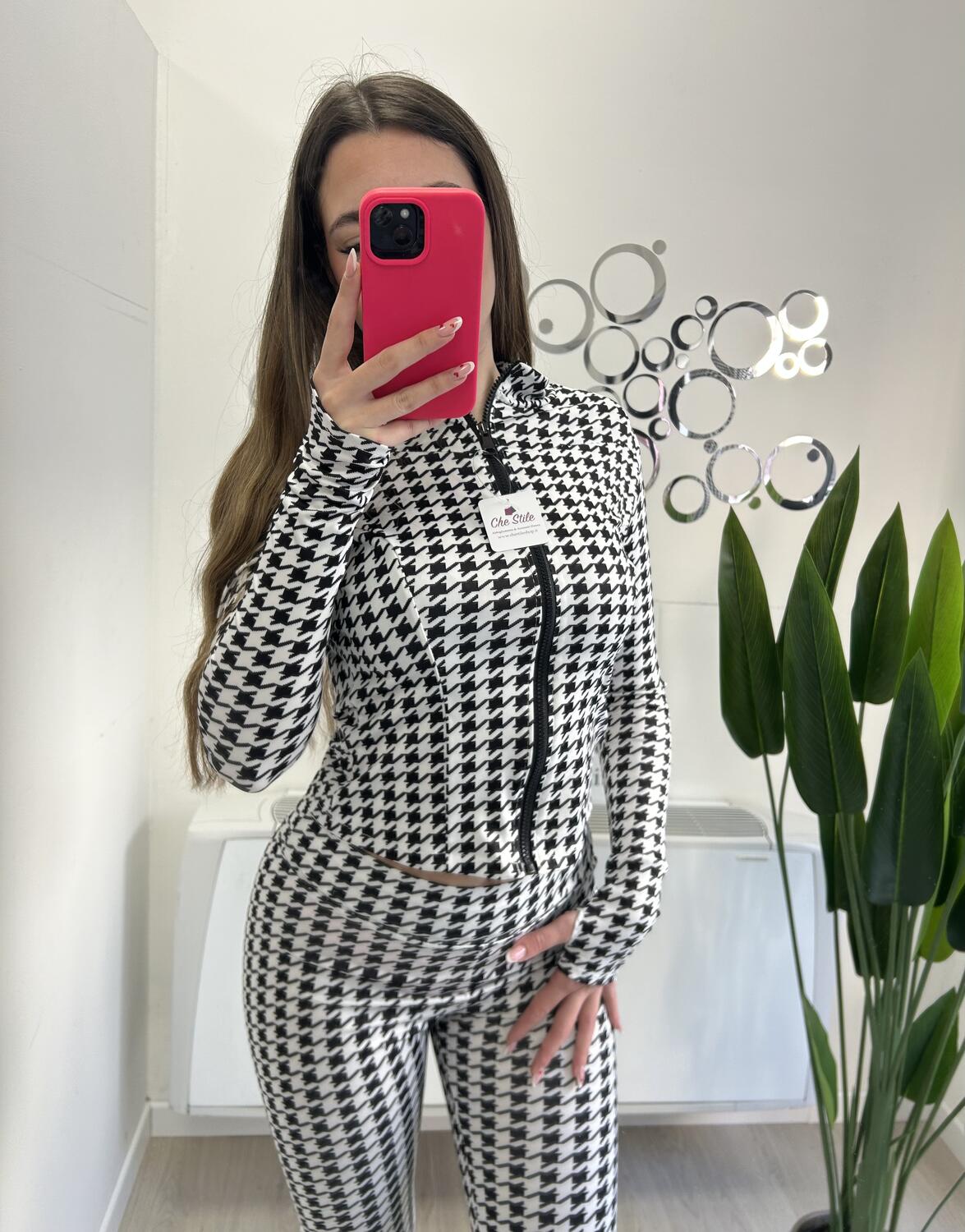 NOVITÀ Completo skinny pied de poule