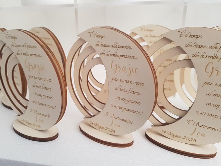 Calendario perpetuo 12cm legno disegno pieno