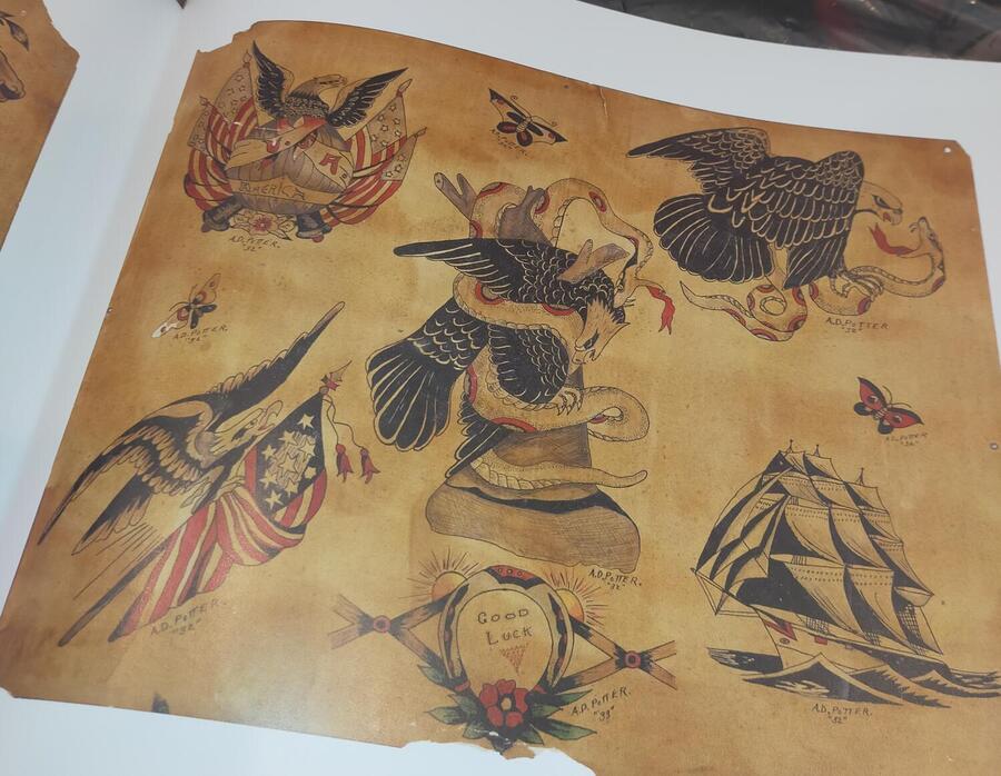 Bert Grimm - The Bert Grimm Tattoo Museum Collection (damaged copy)