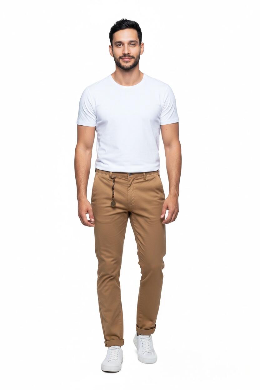 Over-d Pantalone 1 pince Biscotto