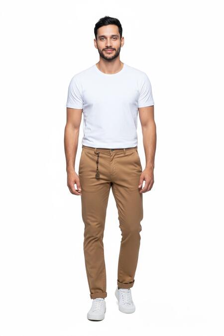 Over-d Pantalone 1 pince Biscotto