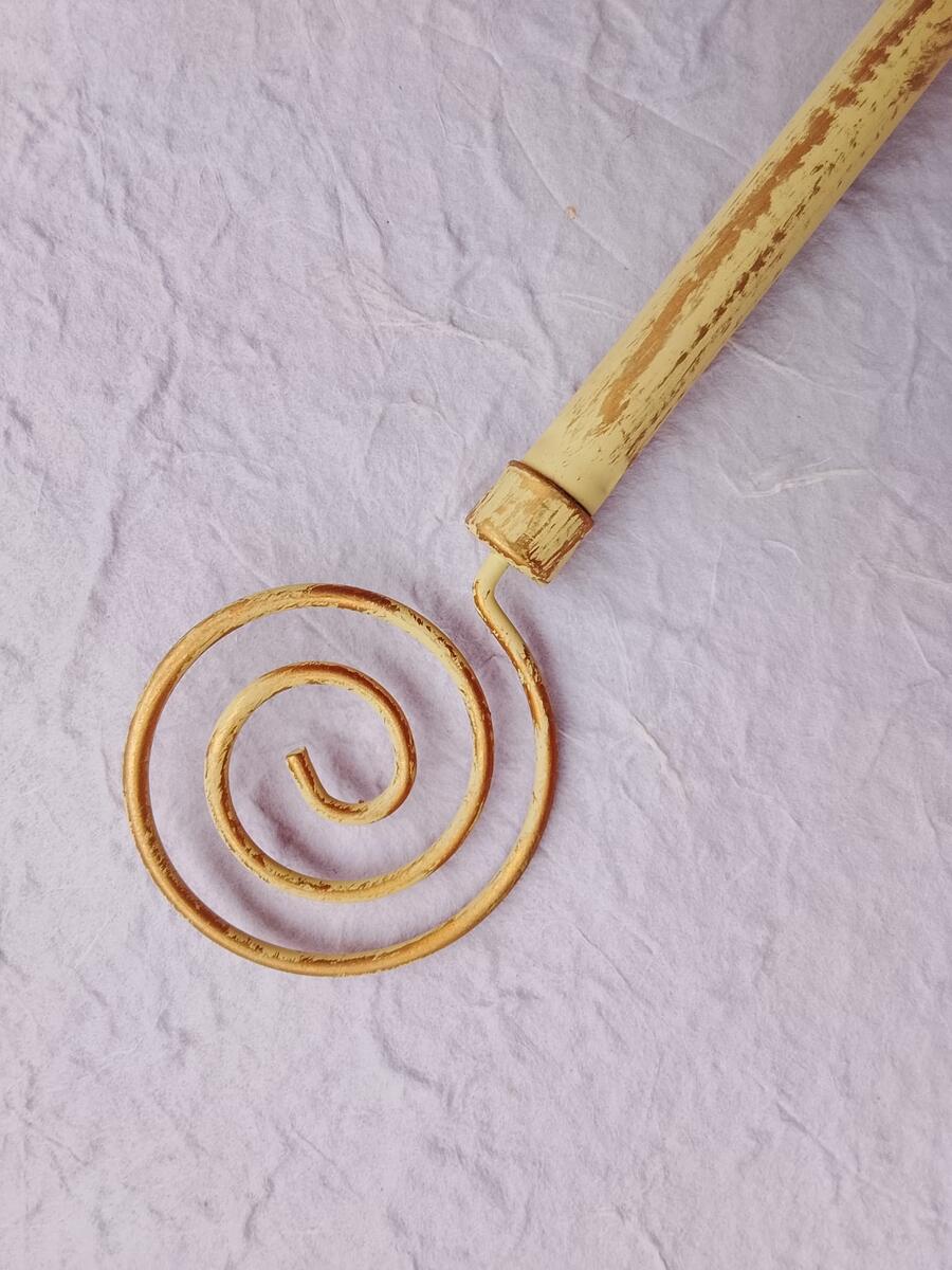 6 Bastoni per Tende Estensibili 60-80cm - Stile Shabby Chic