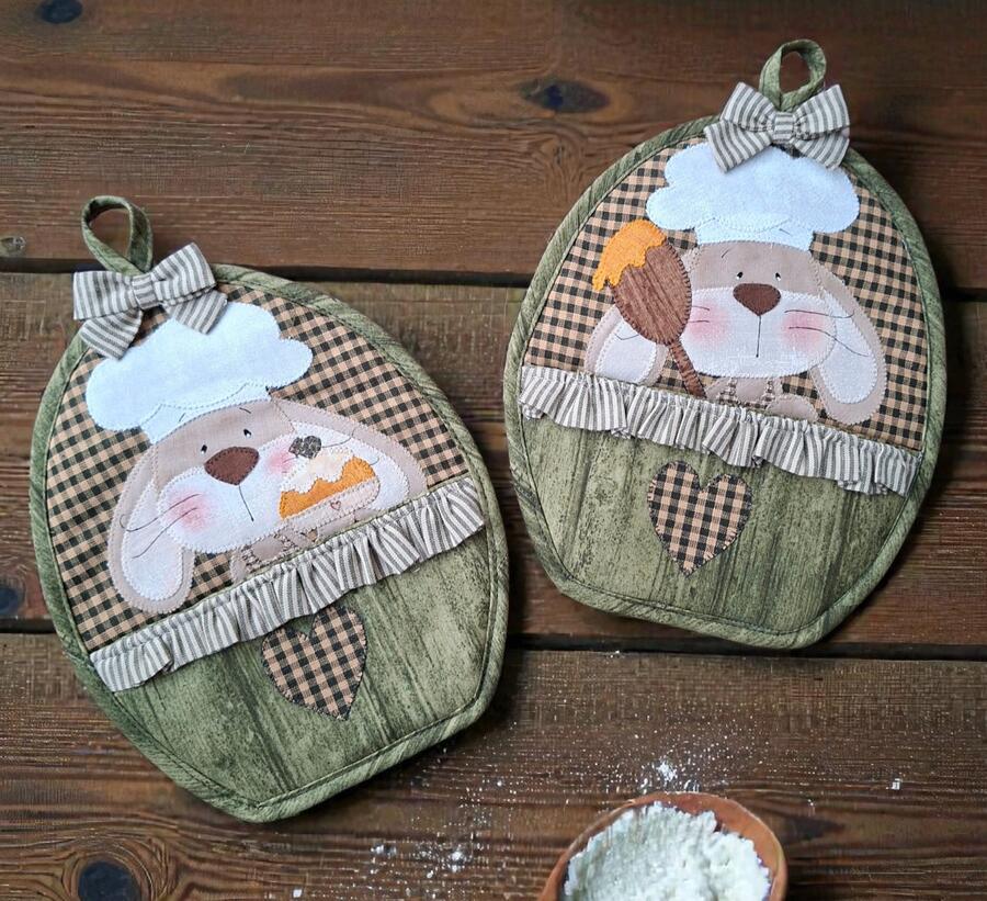 Cartamodello presine coniglio Camillo