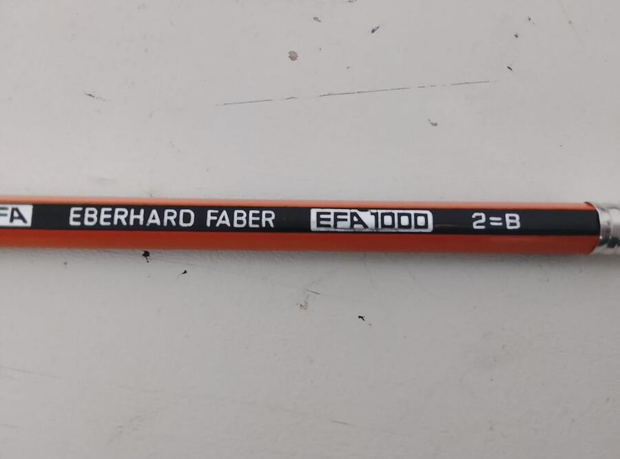 12 Matite Vintage Eberhard Faber EFA 1000 2=B - Germany
