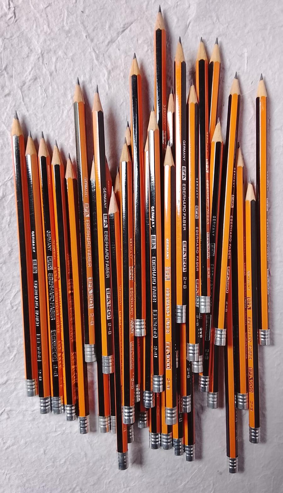 12 Matite Vintage Eberhard Faber EFA 1000 2=B - Germany