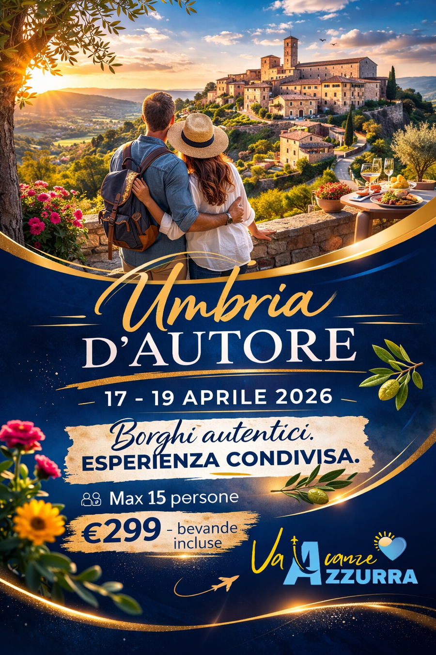 17 APRILE 2026 TOUR 3 GIORNI UMBRIA D'AUTORE