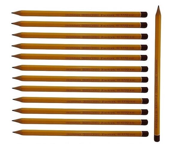 12 Matite Bohemia Works Blacksun 1770 – Gradazione H