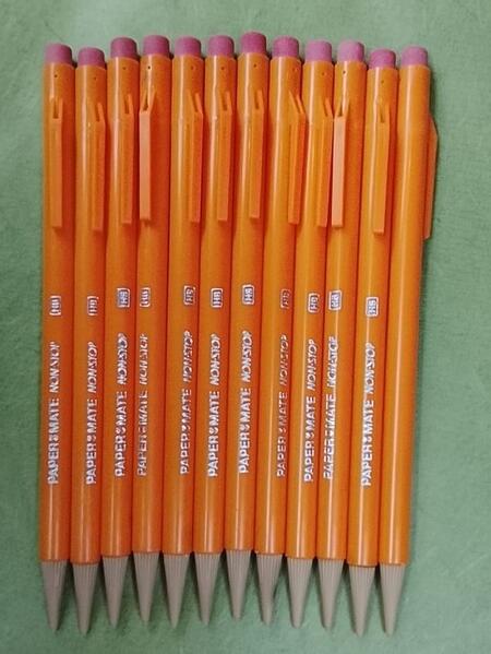12 Matite Meccaniche Paper Mate "Non-Stop" HB – Stock Storico (Vintage)