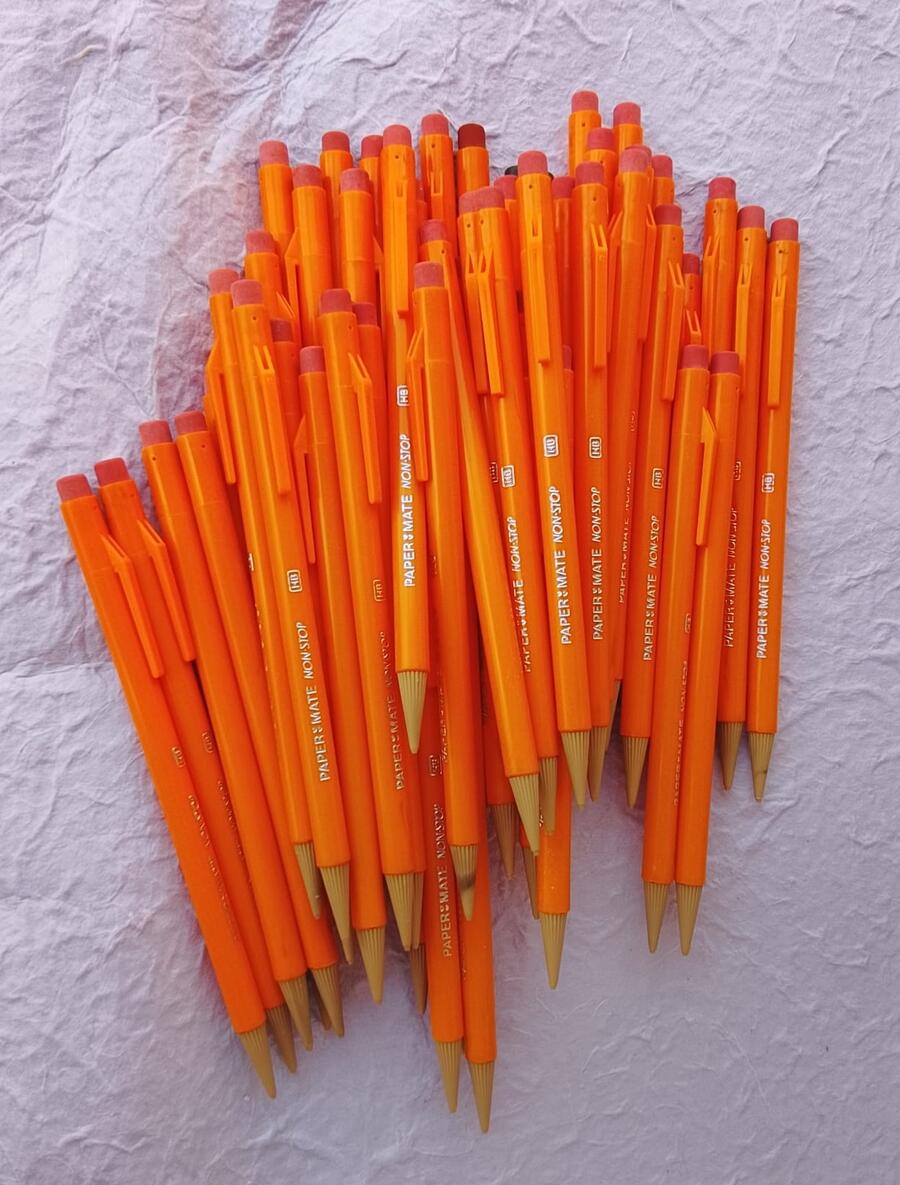 12 Matite Meccaniche Paper Mate "Non-Stop" HB – Stock Storico (Vintage)