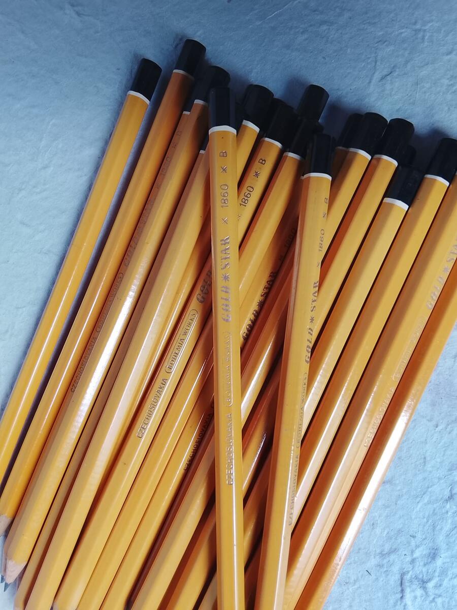 12 Matite Gold Star 1860 Bohemia Works - Gradazione B