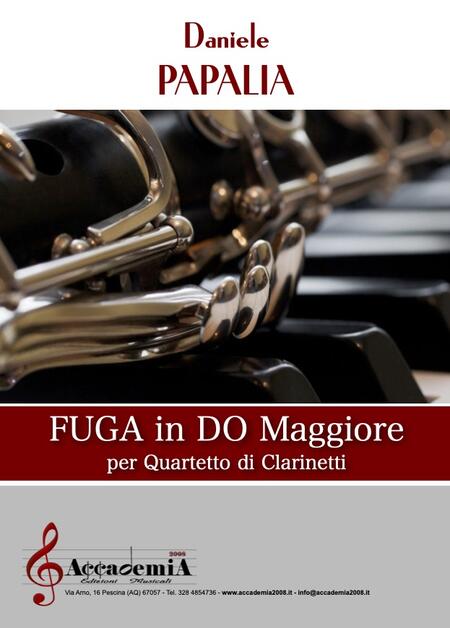 FUGA IN DO MAGGIORE (Quartetto di Clarinetti) - Daniele Papalia