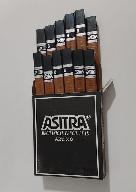 144 Mine ASITRA 0.5 H (12 Tubetti) - Vintage 1973 - Sigillate Prezzo Lire - NOS