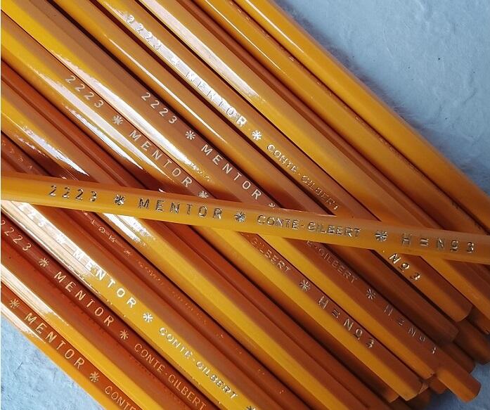12 Matite Mentor Conté-Gilbert 2223 - Gradazione H