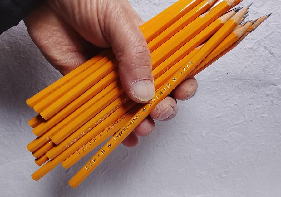 12 Matite Mentor Conté-Gilbert 2223 - Gradazione H