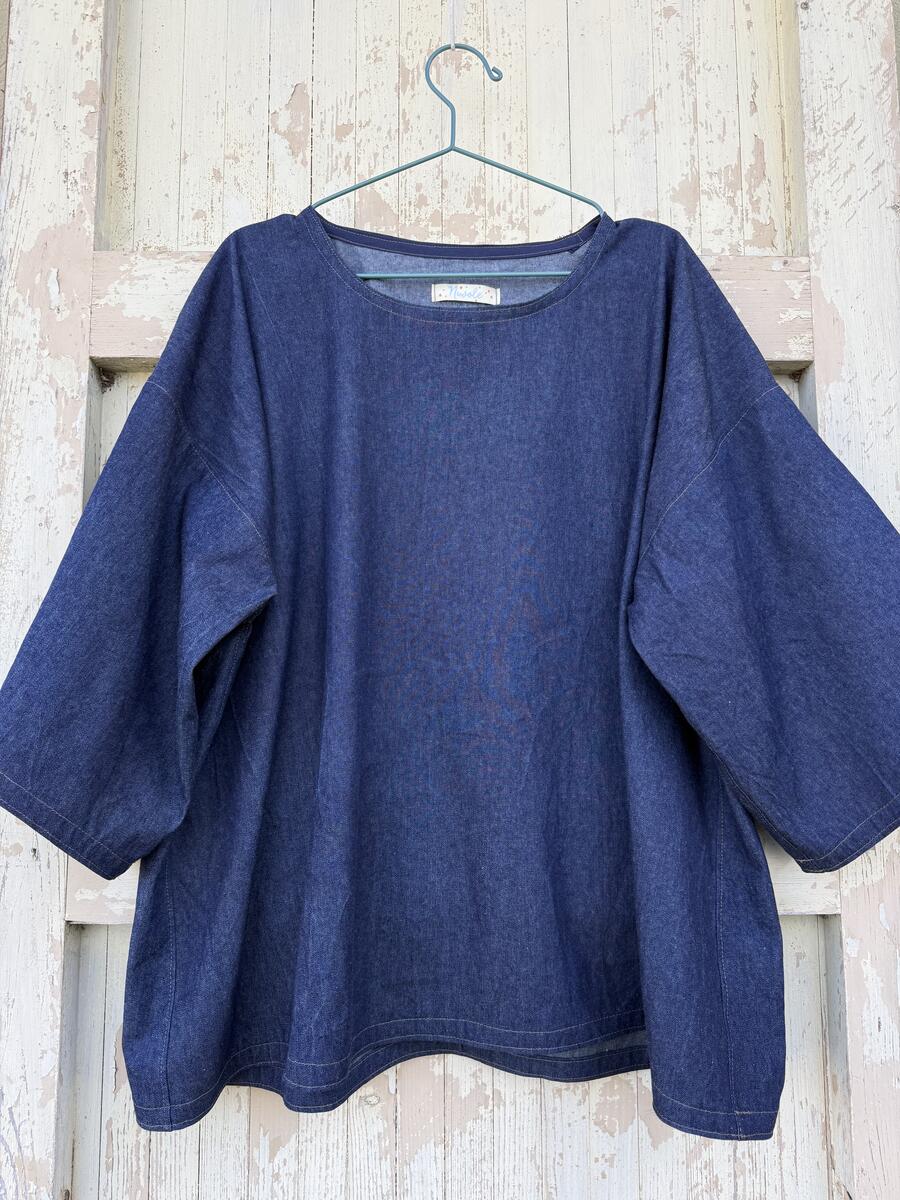 Camicia in jeans over