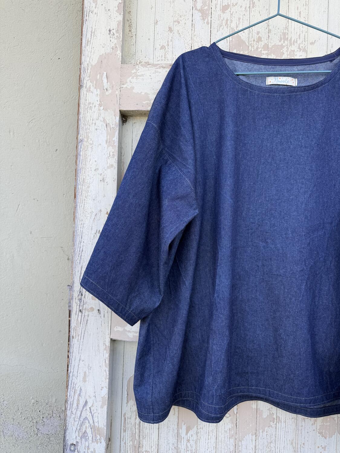 Camicia in jeans over