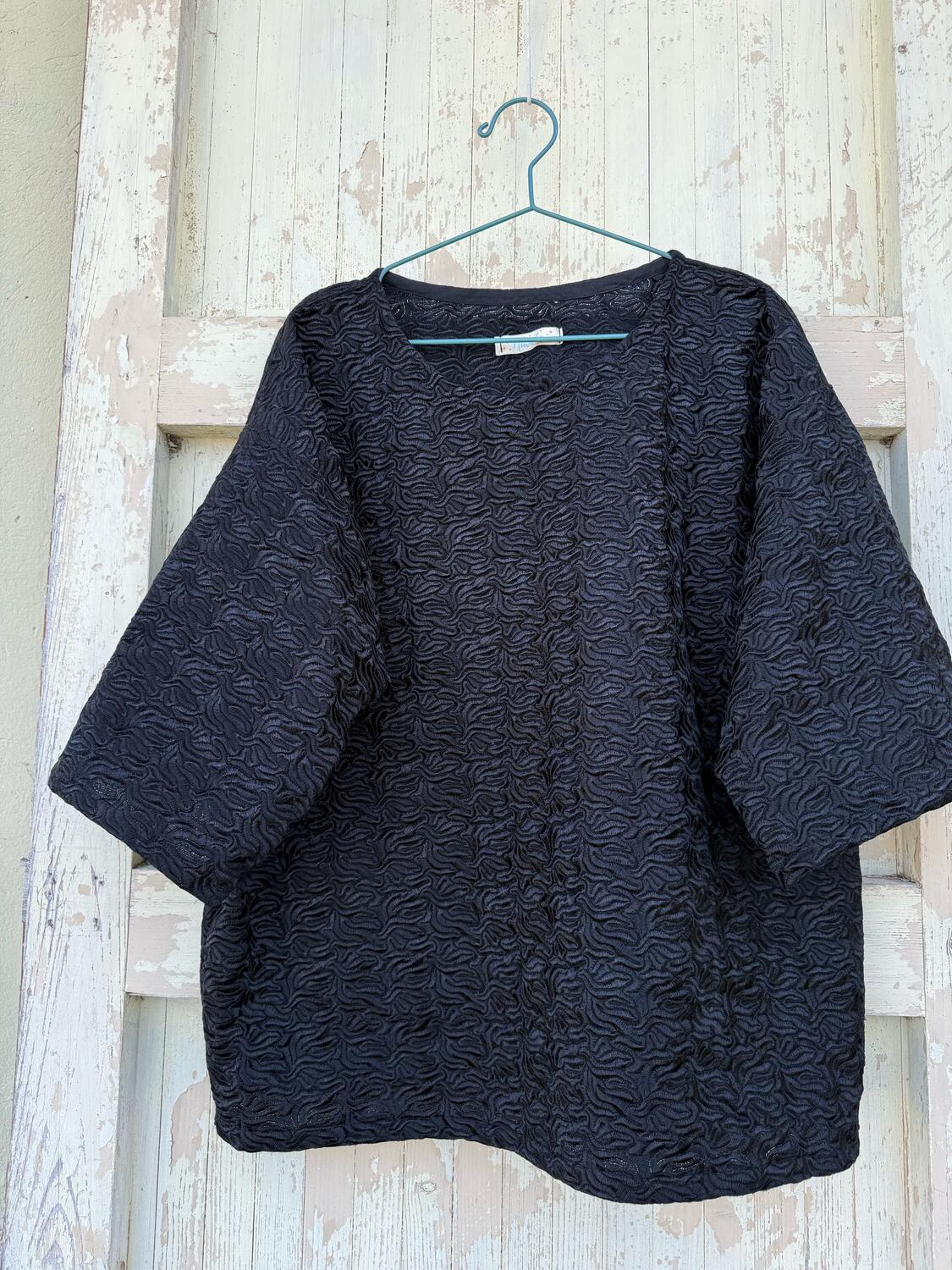 Camicia pizzo broccato 