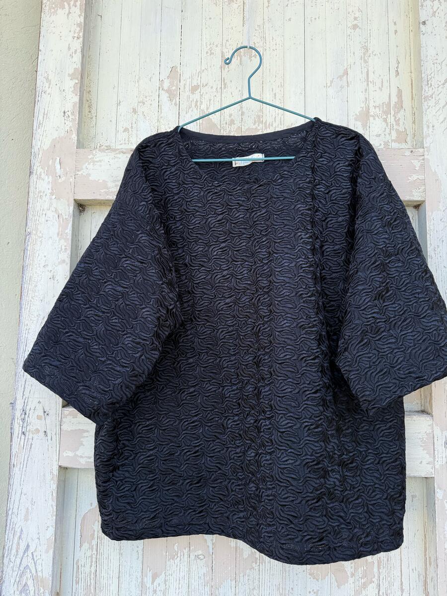 Camicia pizzo broccato 