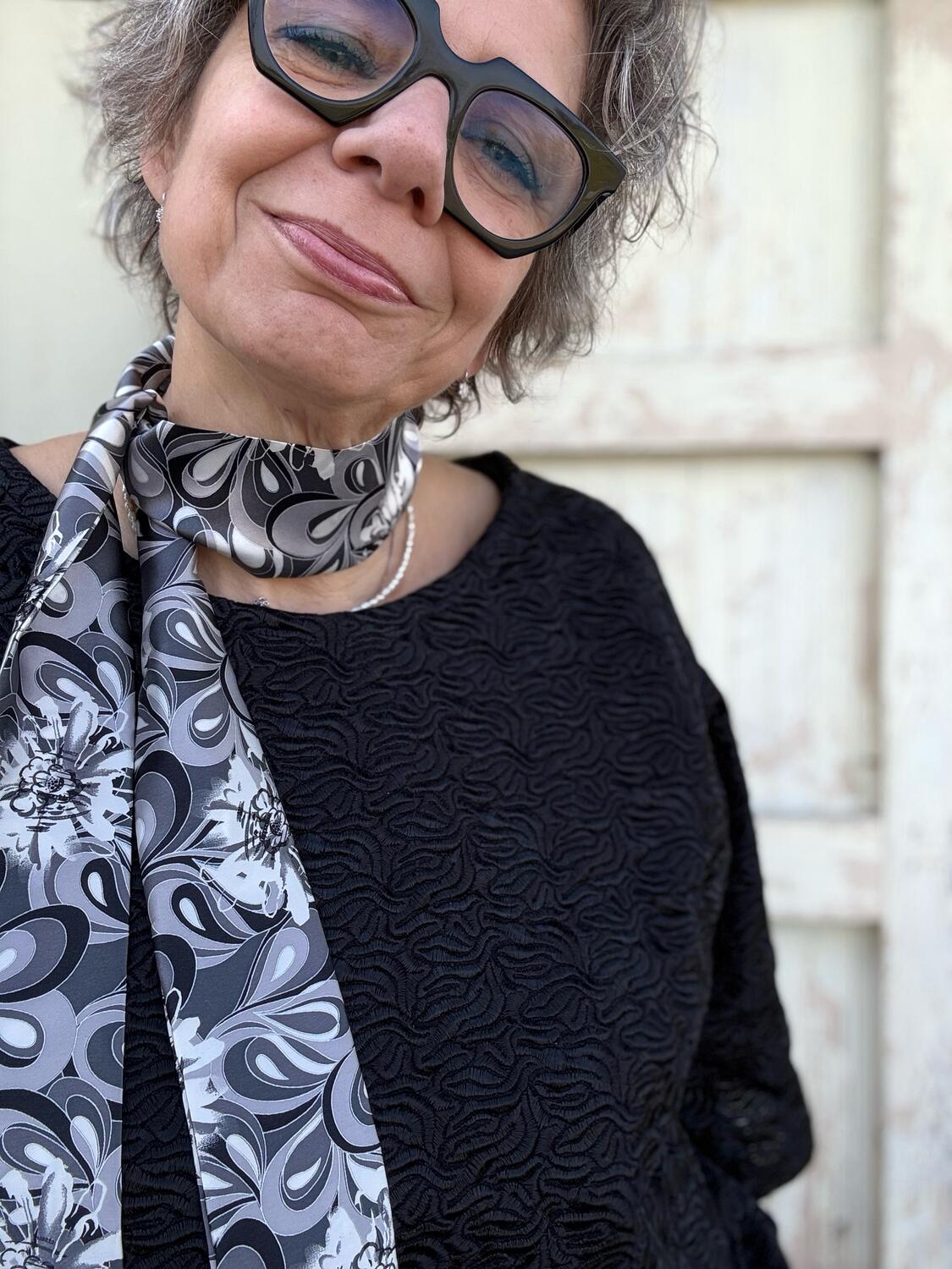 Camicia pizzo broccato 