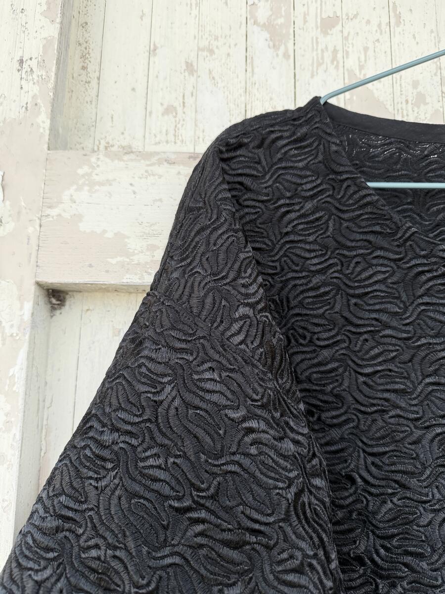 Camicia pizzo broccato 