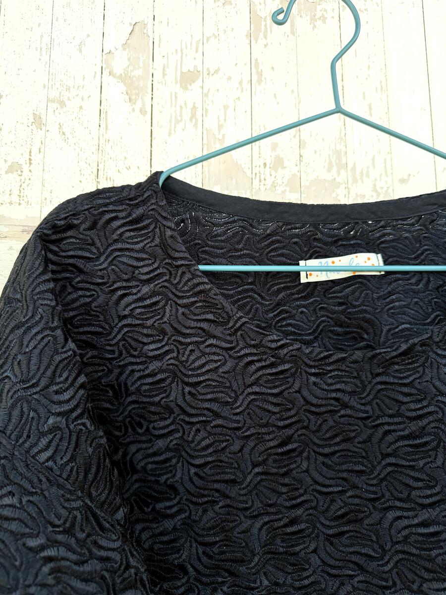 Camicia pizzo broccato 