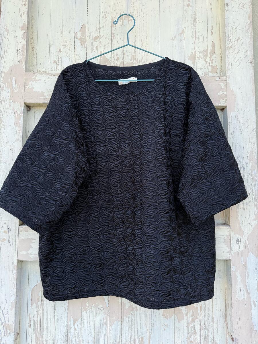 Camicia pizzo broccato 