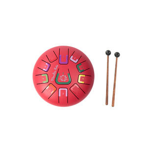 Tamburo armonico in metallo rosso