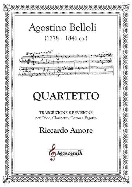 QUARTETTO - Riccardo Amore / Agostino Belloli
