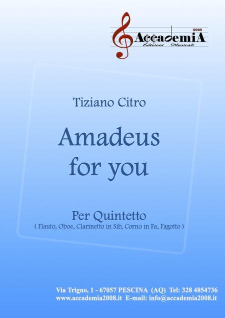 AMADEUS FOR YOU (Quintetto di Ottoni) - Tiziano Citro / Wolfgang Amadeus Mozart