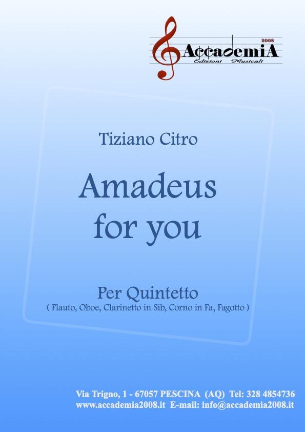 AMADEUS FOR YOU (Quintetto di Ottoni) - Tiziano Citro / Wolfgang Amadeus Mozart