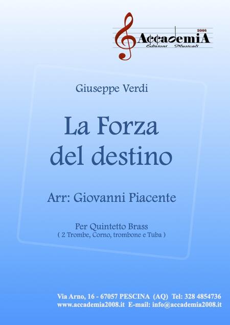 LA FORZA DEL DESTINO (Quintetto di Ottoni) - Giovanni Piacente / Giuseppe Verdi