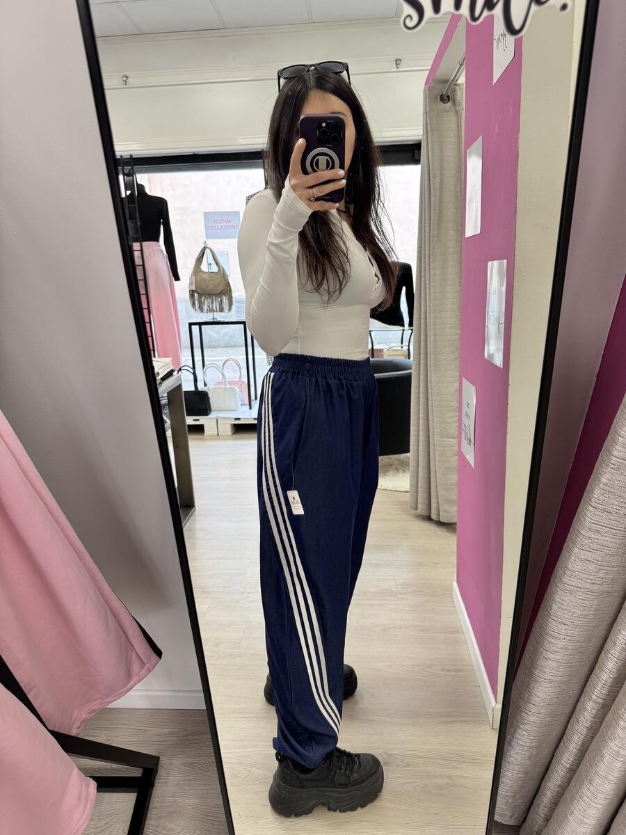 NOVITÀ Panta baggy effetto denim