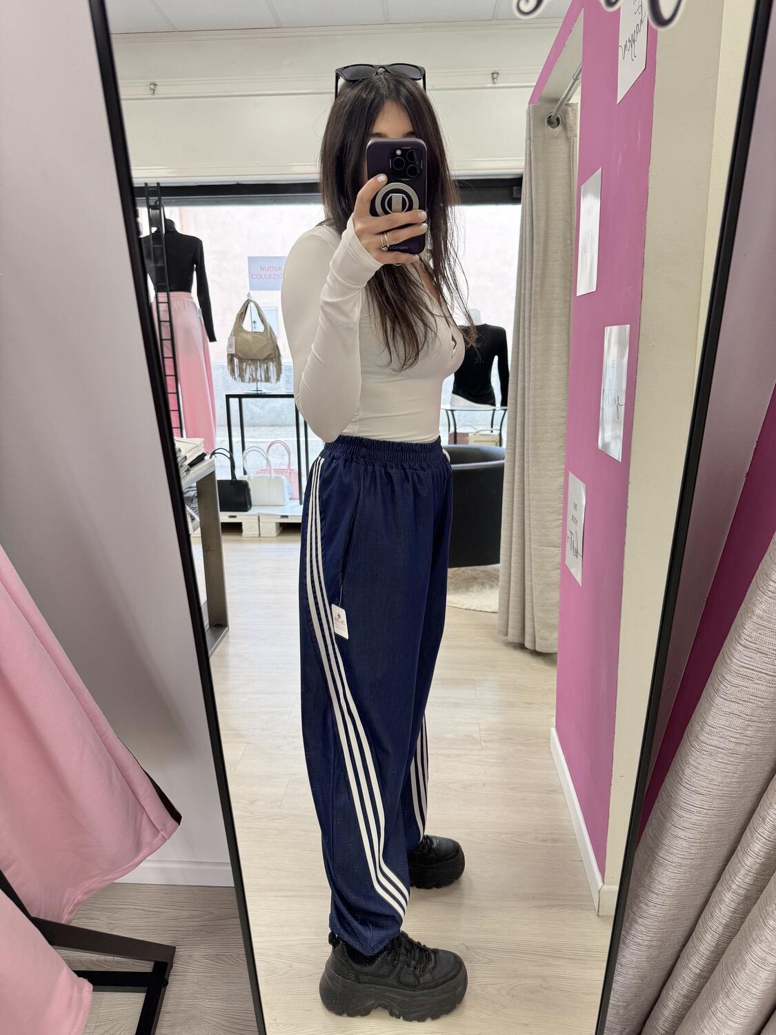 NOVITÀ Panta baggy effetto denim