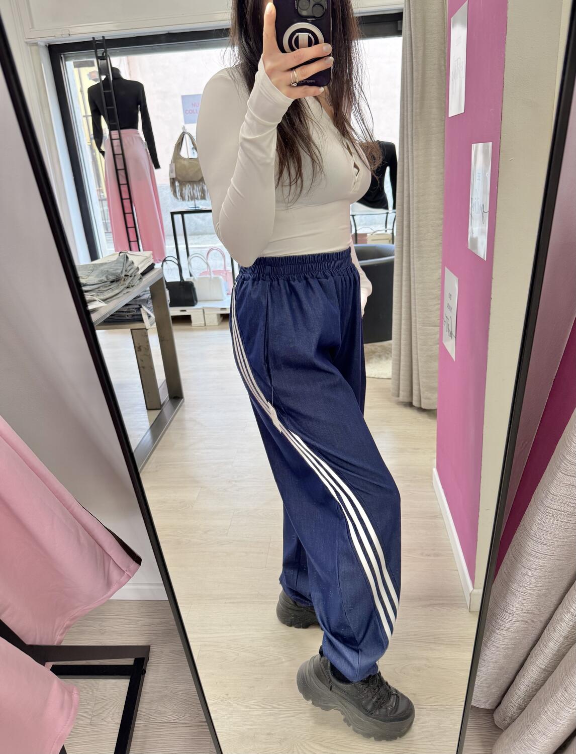 NOVITÀ Panta baggy effetto denim