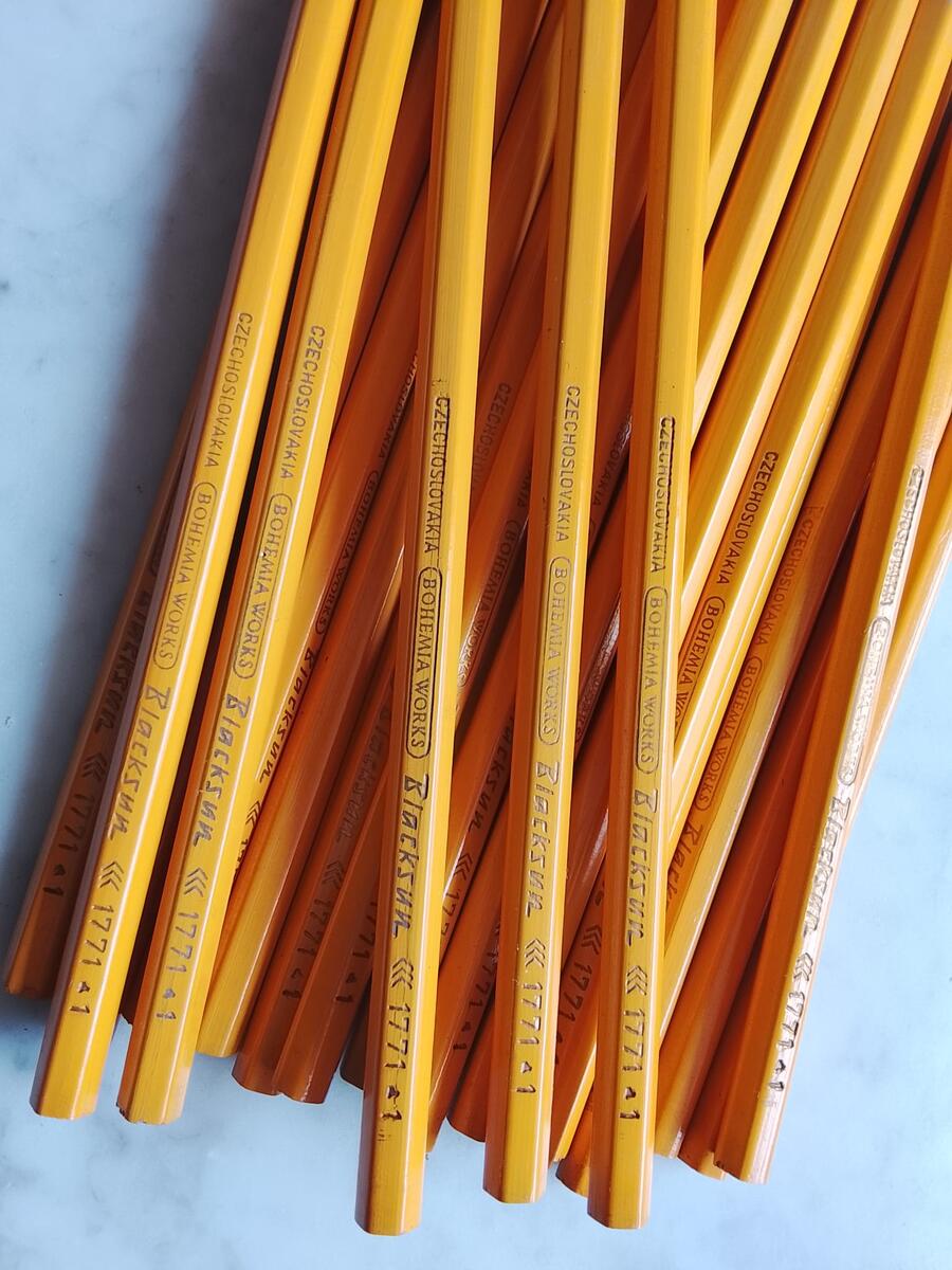 Set 24 Matite Vintage Bohemia Works Blacksun 1771 HB  