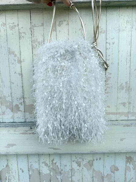 Secchiello  lavorazione effetto piuma