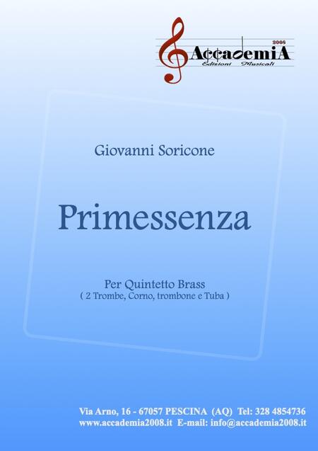 PRIMESSENZA (Quintetto di Ottoni) - Giovanni Soricone