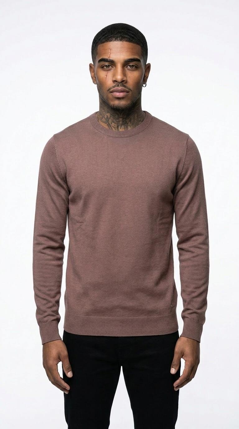 Gianni Lupo Maglia Girocollo Tabacco