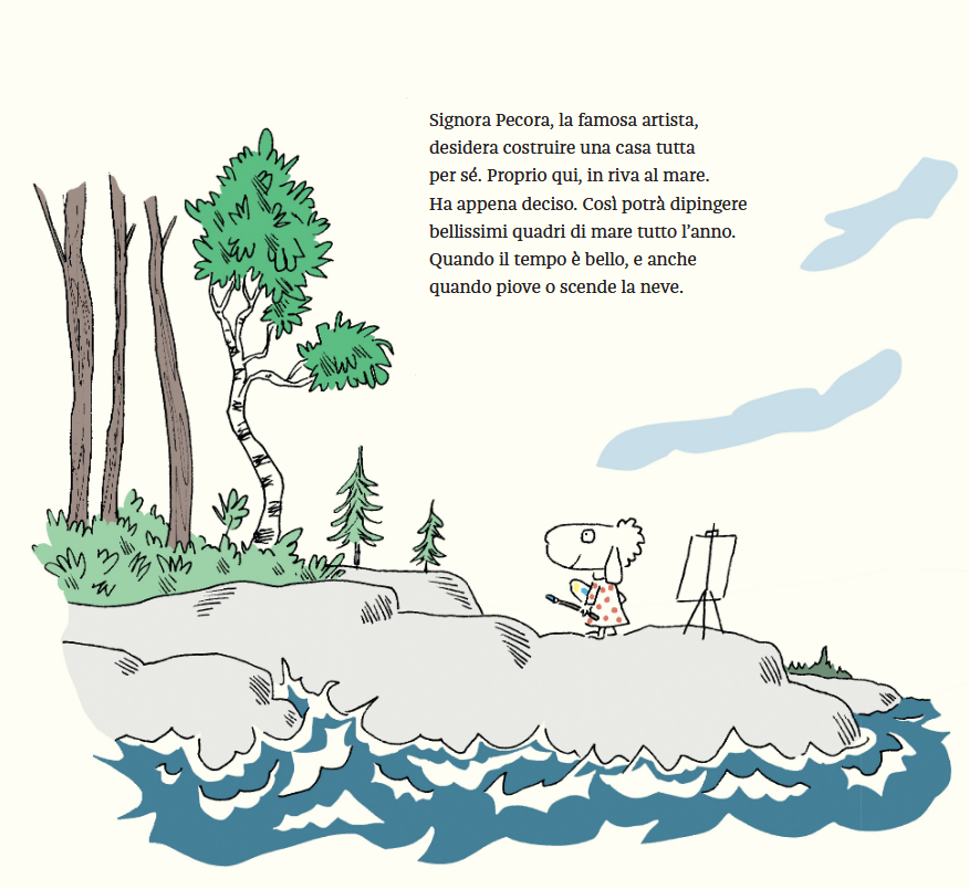 Sega, martella, costruisci. La nuova casa per Signora Pecora