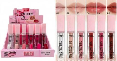 USHAS STAY GLOSSY LIP GLOSS (Conf. da 24 pezzi)
