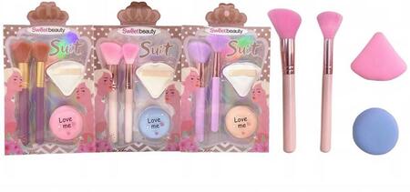 SWEETBEAUTY SUIT KIT DI PENNELLI + SPUGNETTE (Conf . da 12 kit)