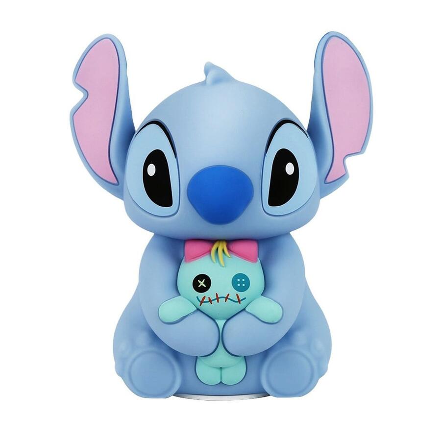 Enesco - Lampada Touch in Silicone Stitch con Scrump – Luce Notturna USB Disney