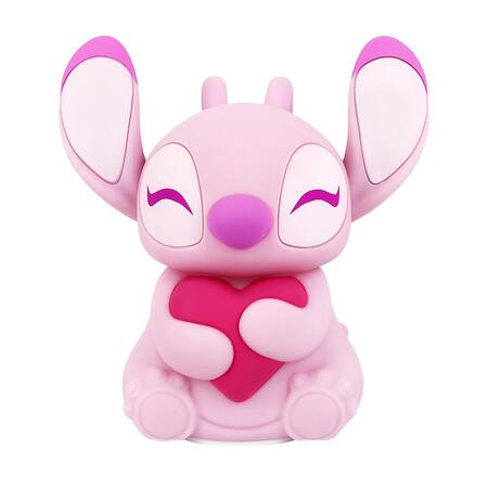 Enesco - Lampada Touch in Silicone Angel con Cuore – Luce Notturna USB Disney