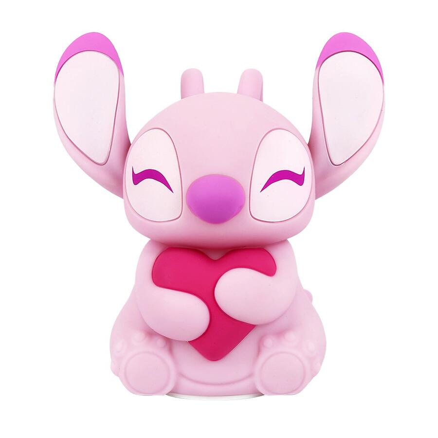 Enesco - Lampada Touch in Silicone Angel con Cuore – Luce Notturna USB Disney